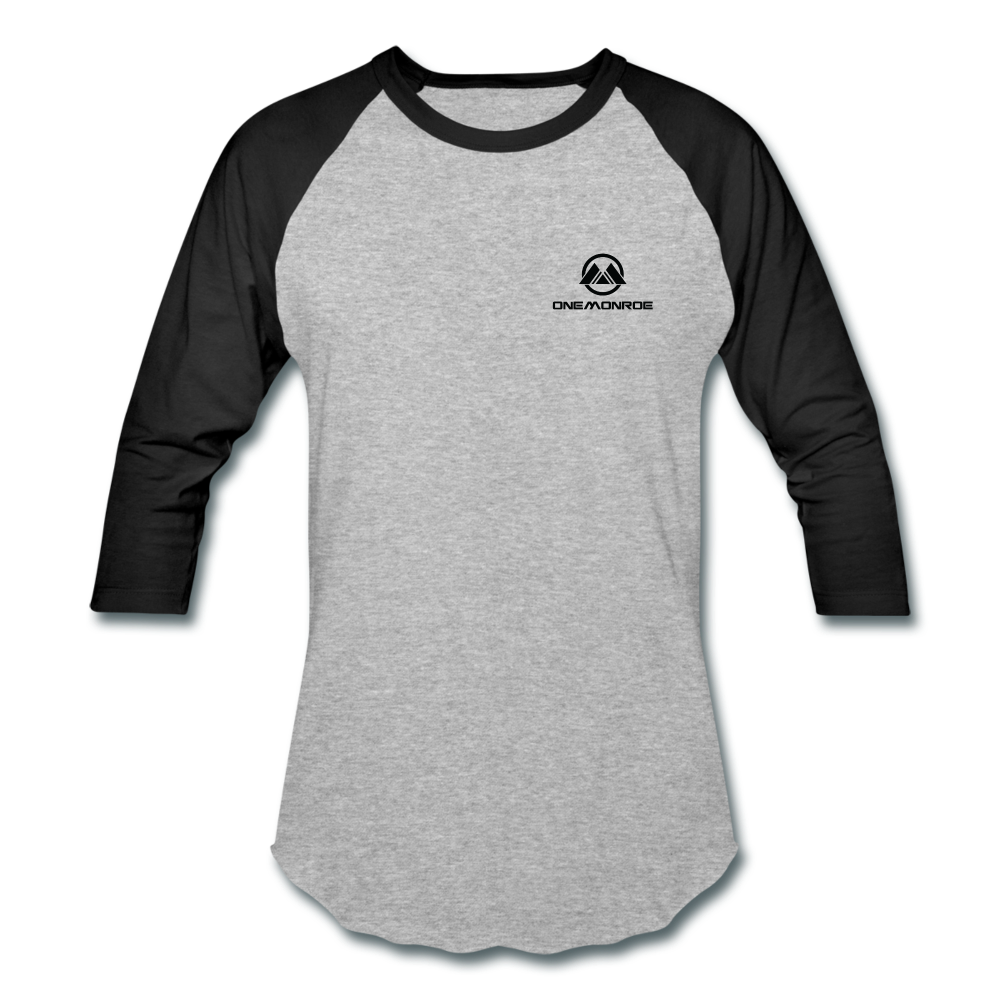 Unisex Baseball T-Shirt - Black Logo – One Monroe Apparel