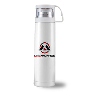 White Full Color Logo Water Bottle