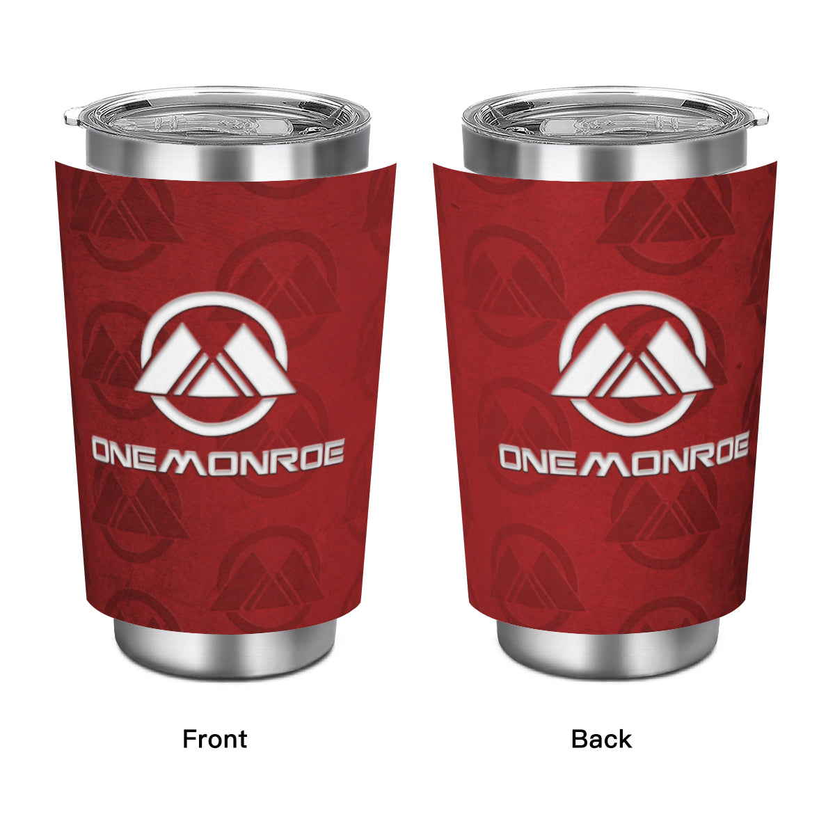 Red Logo Print Coffee Cup