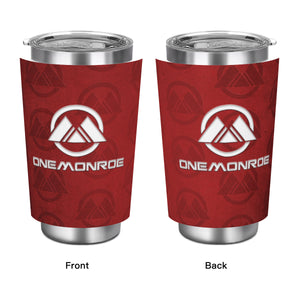 Red Logo Print Coffee Cup