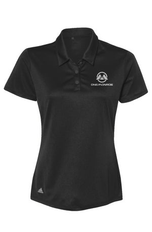 Black Adidas Womens Performance Polo