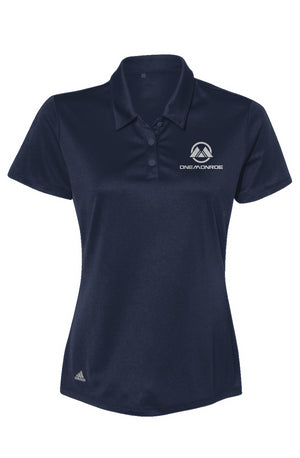 Navy Adidas Womens Performance Polo