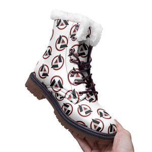 Unisex Lace Up OneMonroe SymbolWinter Boots Fashion Comfort Chukka Boots