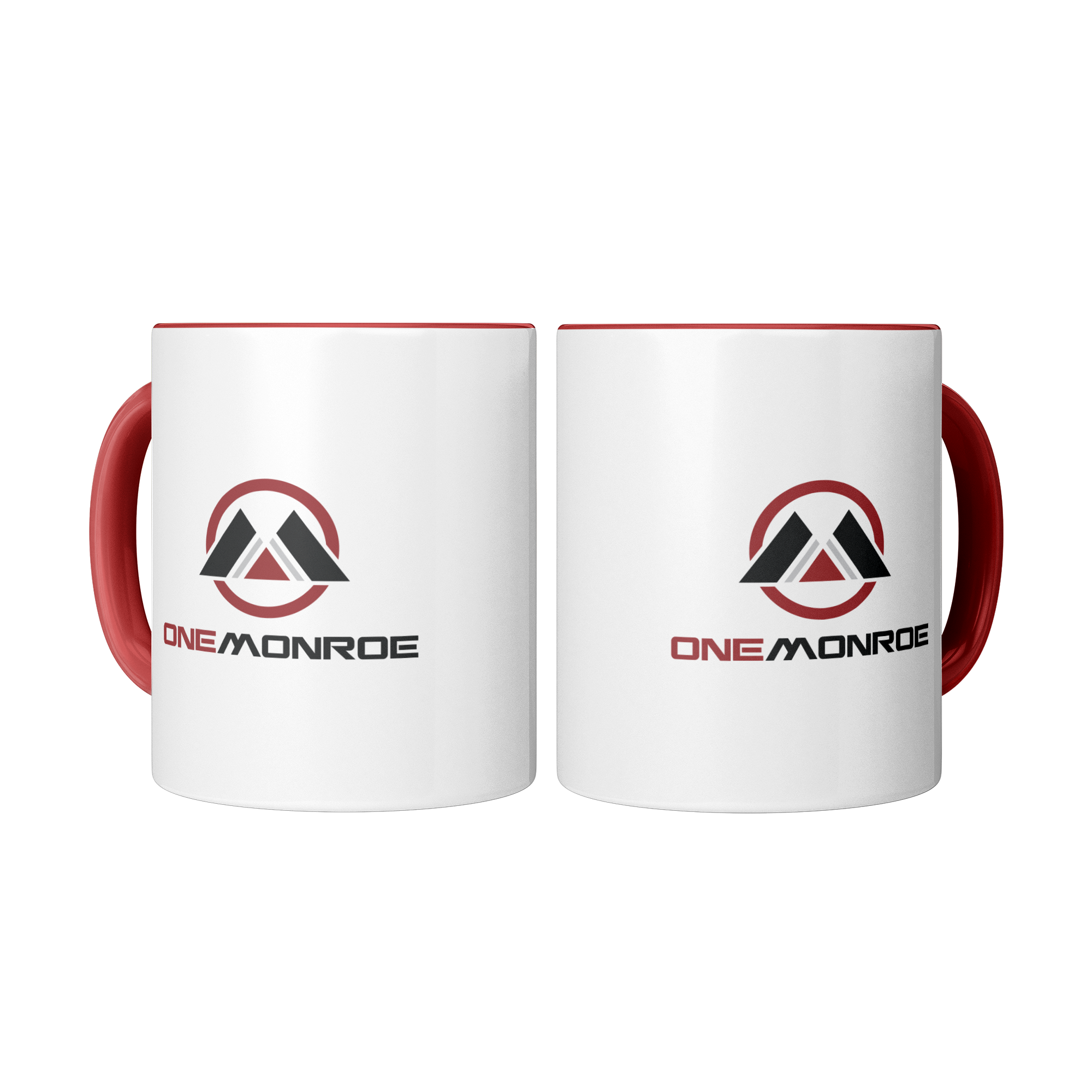 OneMonroe 11oz Red Accent Coffee Mug – One Monroe Apparel