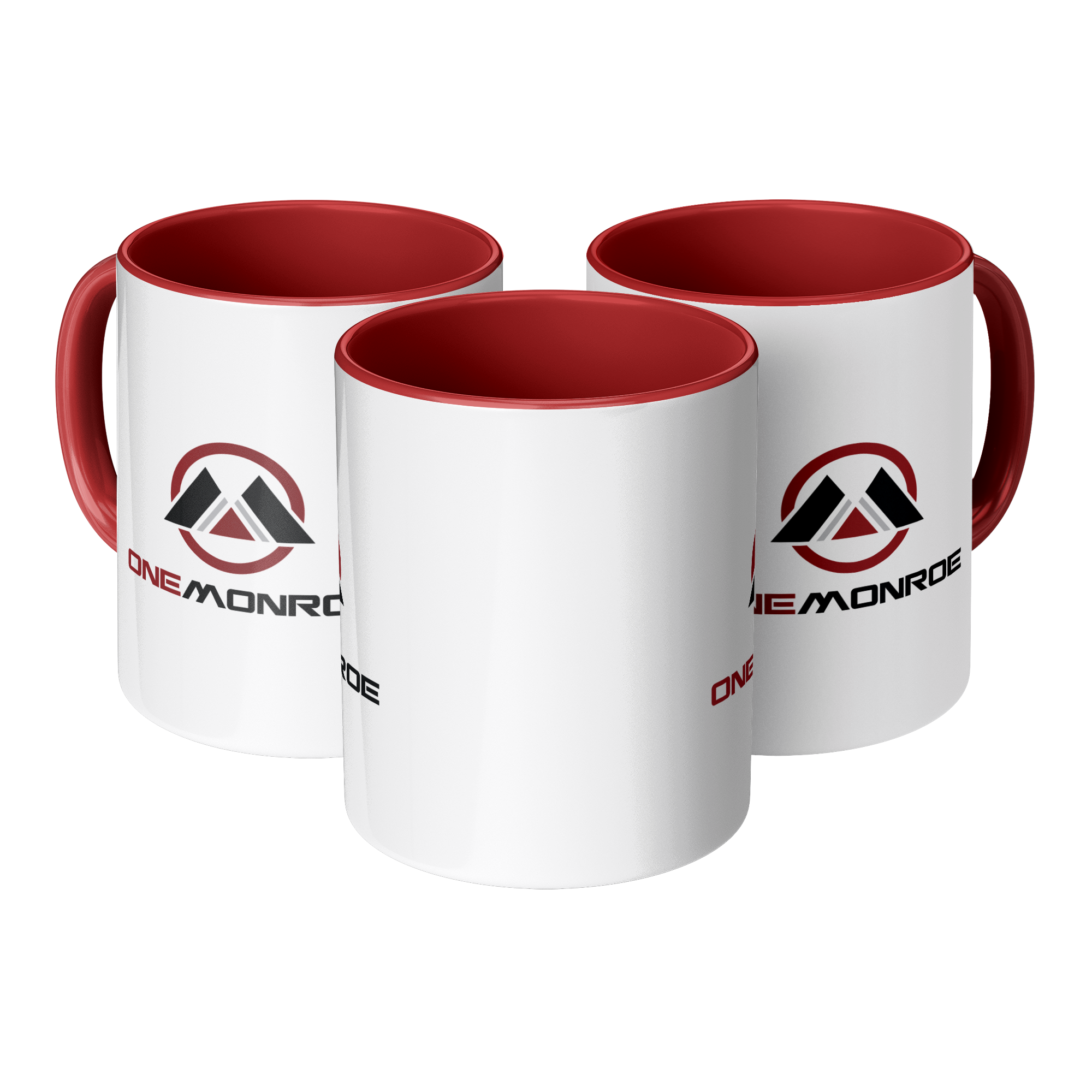 OneMonroe 11oz Red Accent Coffee Mug – One Monroe Apparel