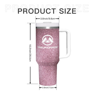 Pink Glitter OneMonroe Tumbler