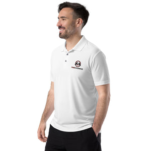 Embroidered Men's adidas performance polo shirt - Full color logo