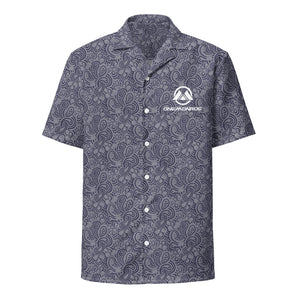 Unisex button shirt- Paisley Swirl