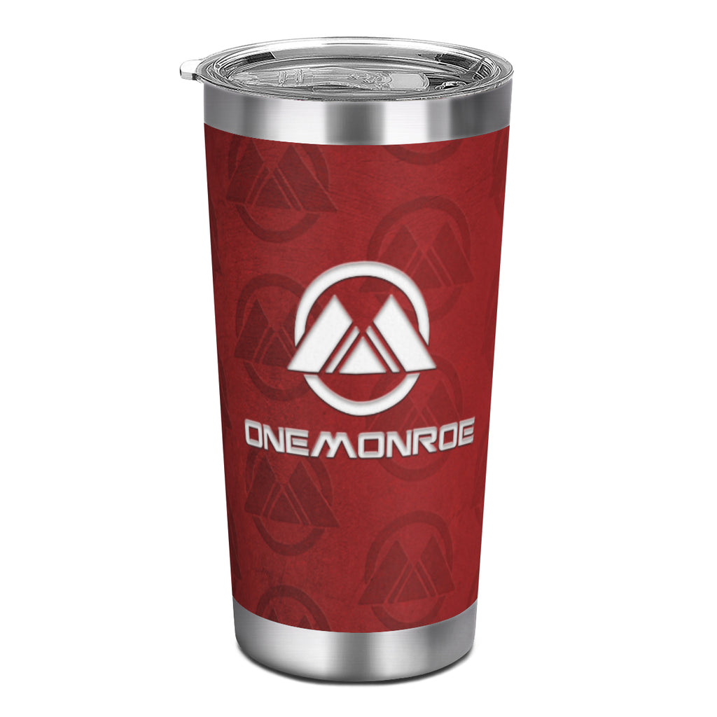 Red Logo Print Coffee Cup