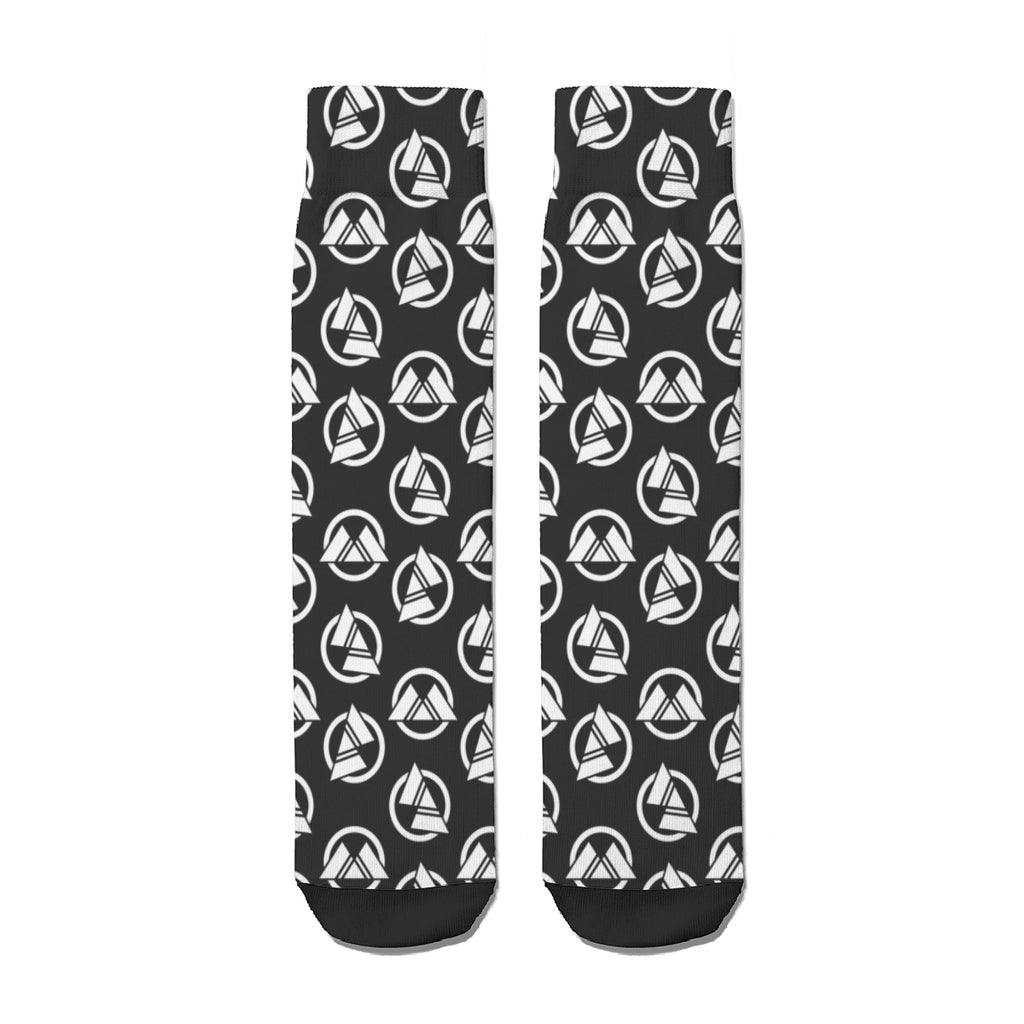 Womens Black OneMonroe Symbol Pattern