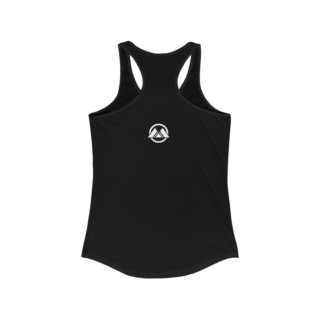 Installing Muscles Please Wait Women's Ideal Racerback Tank