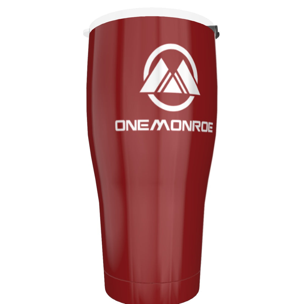 Red Stainless Steel Cone Tumbler 30oz