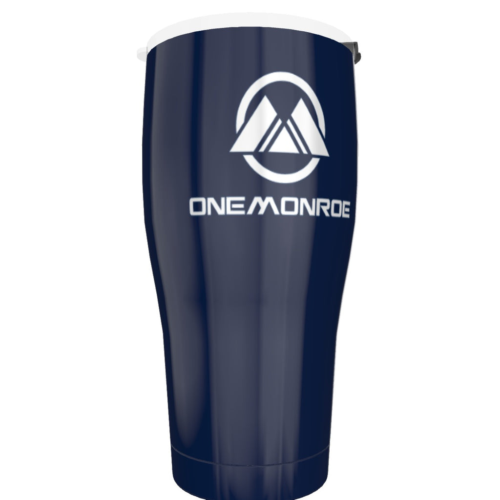 Dark Blue Stainless Steel Cone Tumbler 30oz