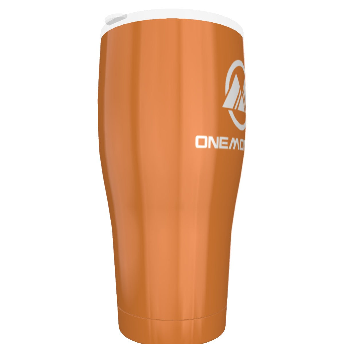 Orange Stainless Steel Cone Tumbler 30oz