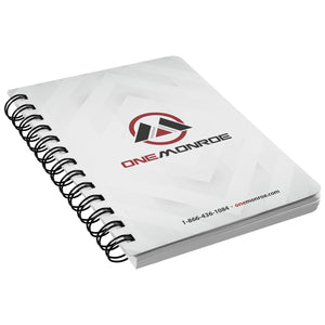 OneMonroe Laminate Cover Spiral Notebook