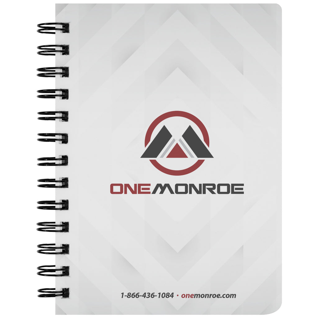 OneMonroe Laminate Cover Spiral Notebook
