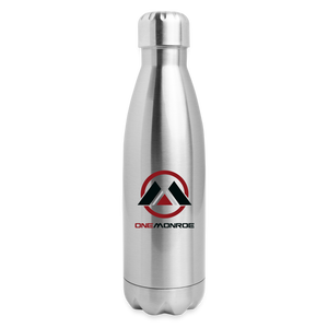 Monroe Insulated Stainless Steel Water Bottle - silver