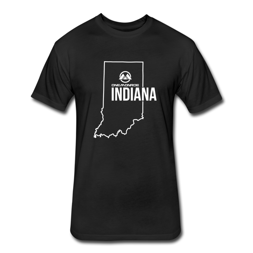 Indiana - Fitted Cotton/Poly T-Shirt by Next Level - black