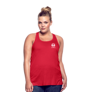 Women's Flowy Tank Top by Bella - red