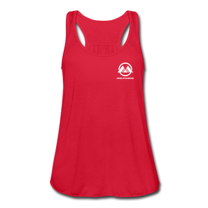 Women's Flowy Tank Top by Bella - red