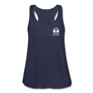 Women's Flowy Tank Top by Bella - navy