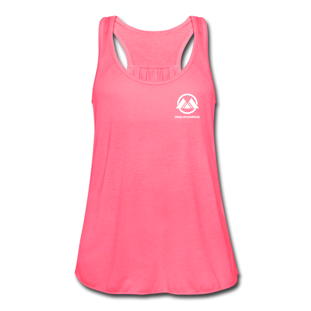 Women's Flowy Tank Top by Bella - neon pink