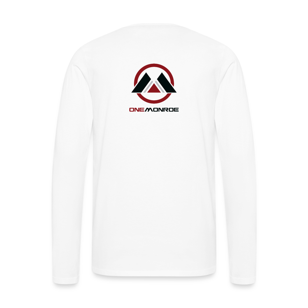 Monroe Men's Long Sleeve Cotton T-Shirt (All Color Logo) – One Monroe ...