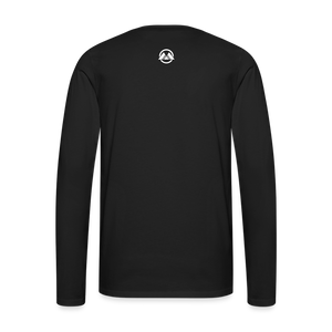 Men's Premium Long Sleeve T-Shirt - White One Monroe Logo----- Click to see more colors - black