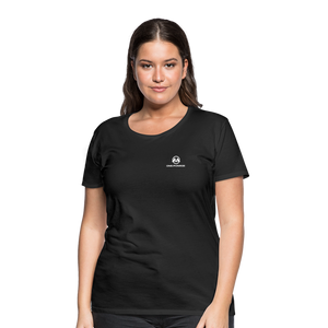 Monroe Women’s Premium T-Shirt (White Logo) - black