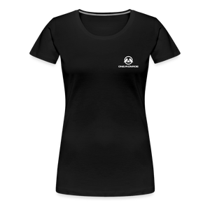 Monroe Women’s Premium T-Shirt (White Logo) - black