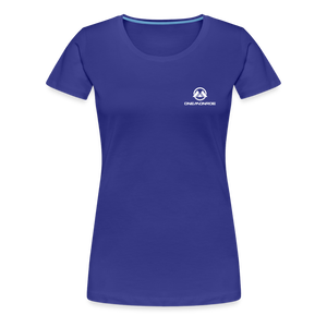 Monroe Women’s Premium T-Shirt (White Logo) - royal blue