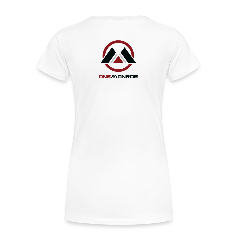 Monroe Women’s Premium T-Shirt (All Color Logo) - white