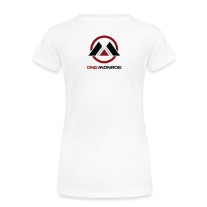Monroe Women’s Premium T-Shirt (All Color Logo) - white